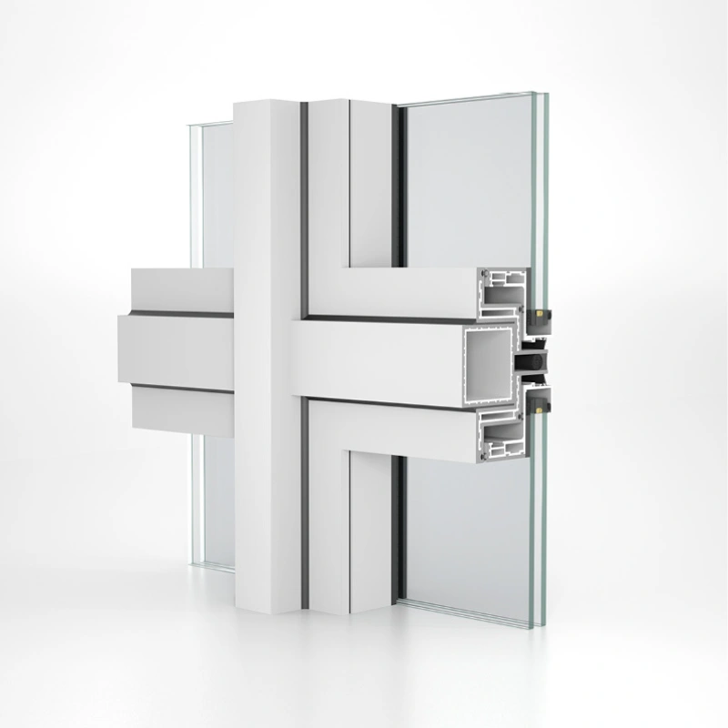 Aluminum-Plastic Co-Extruded Energy-Saving High-Strength Structural Curtain Wall