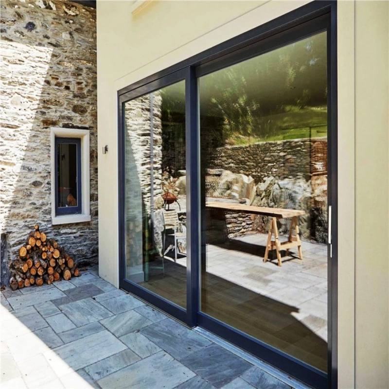 Aluminium Alloy Sliding Door with Laminated Glass