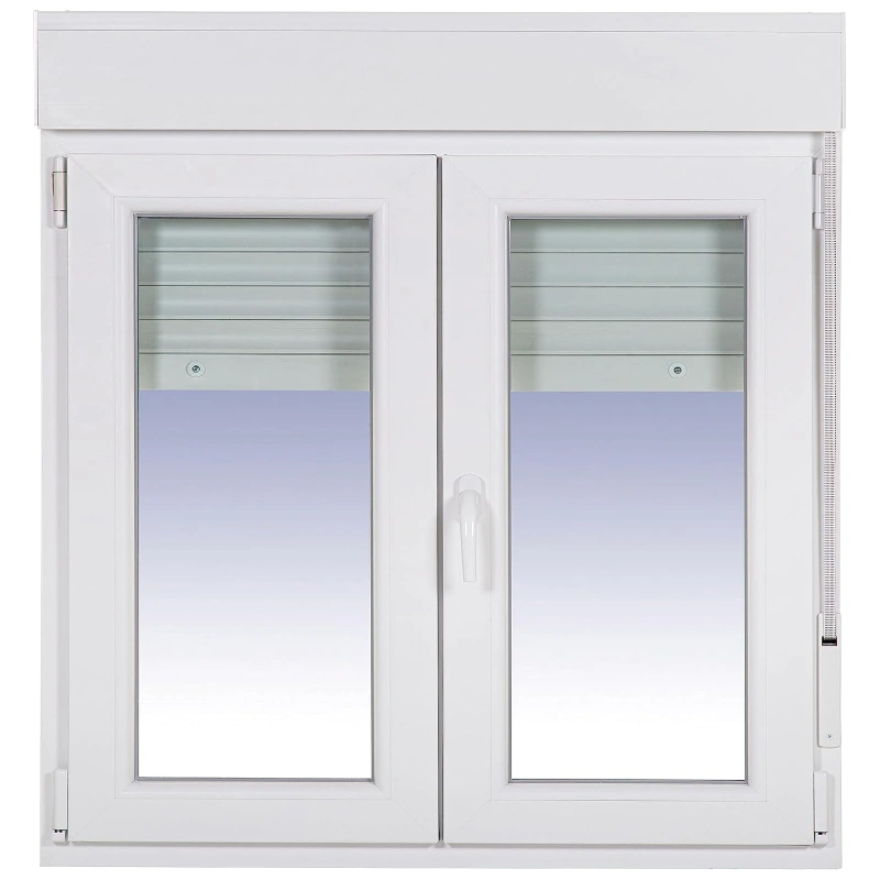 Commercial Grade UPVC Tilt and Turn Windows Advanced Security Thermal Insulation Soundproof Interior Modern Windows with Blackout Roller Shutters