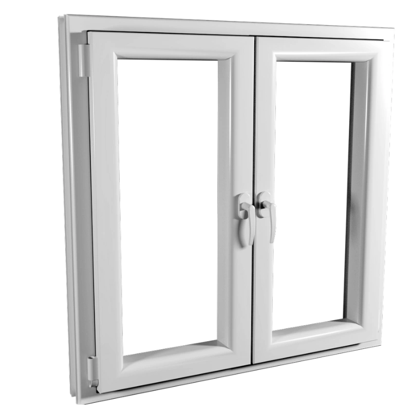 Cost Effective UPVC Hurricane Impact Tilt Turn Casement Windows Double Glazed Glass for Bulk Orders