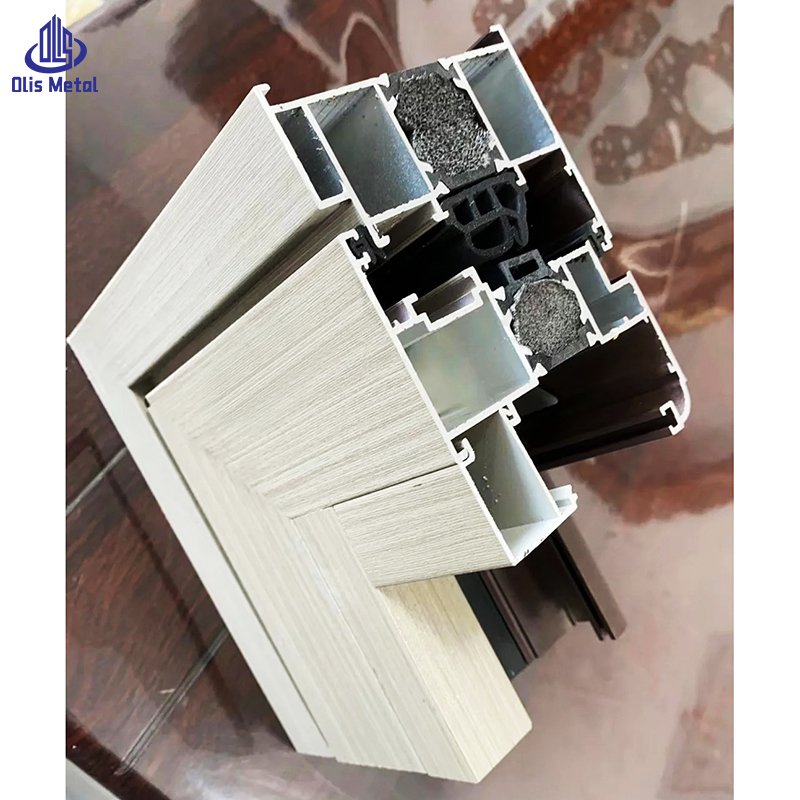 Thermal Insulated Wood Grain Aluminum Double Glazed Tilt Turn Window Casement Windows - Image 6