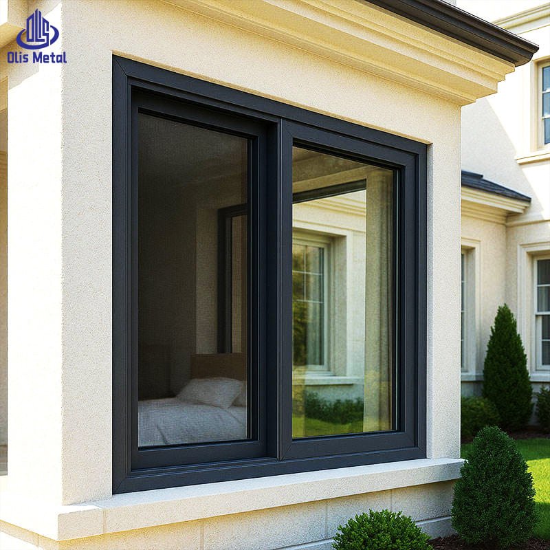 Durable Aluminum Frame Sliding Windows Double Tempered Glass with Screen and Grill for Home Ventilation - Image 3