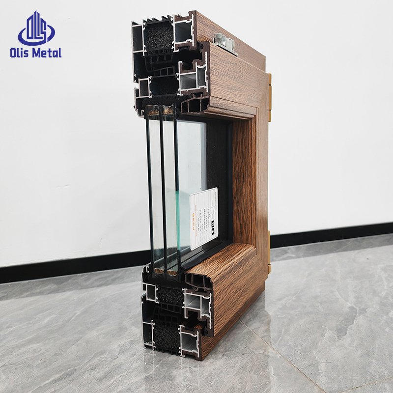 Superior Low-Energy Aluminum-Plastic Co-Extrusion Casement Window | Wood-Grain Finish | EPDM Seals - Image 2