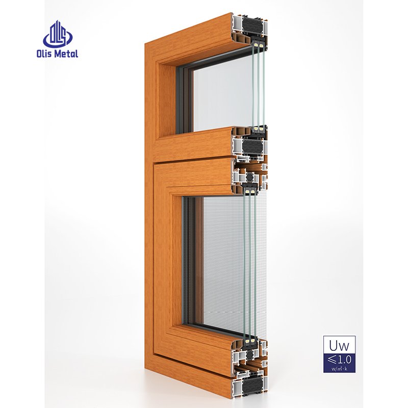 Luxurious Passive House Aluminum-Plastic Co-Extrusion Window | 3-Layer Glass | Uw≤1.0 | Superior Insulation & Quiet Solution