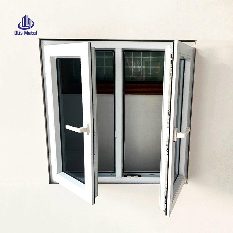 Olis Low-E Glass Insulated White UPVC Casement Windows