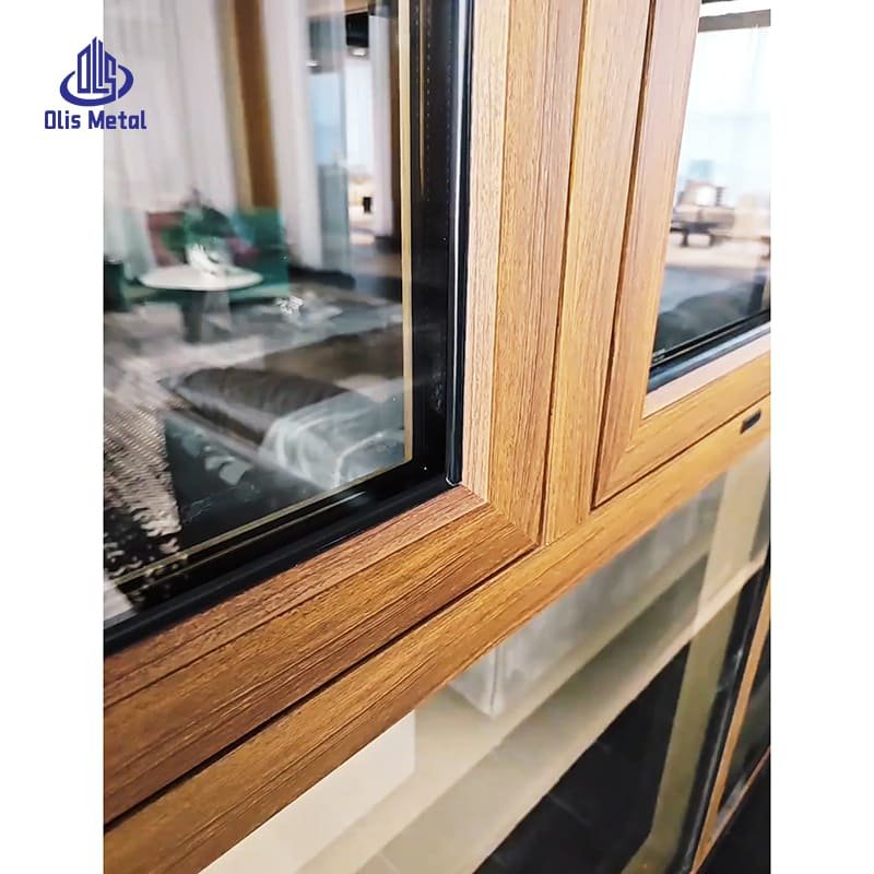 Aluminum-Clad Wood Casement Windows 3-Stage Thermal System for Superior Energy Efficiency & Heat Insulation - Image 3