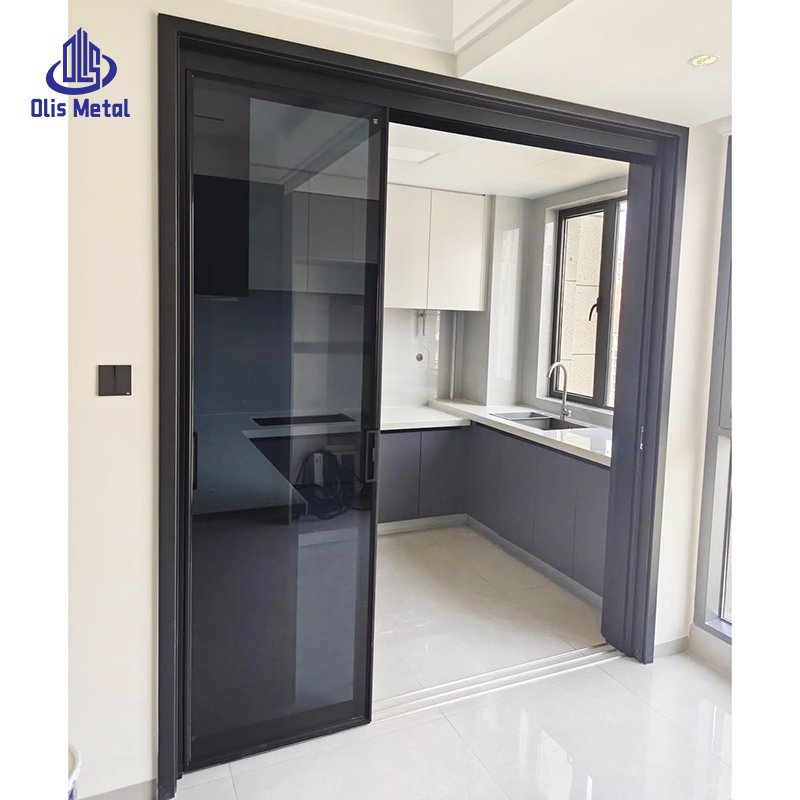 Aluminum Sliding Glass Doors: 3-Track Triple Panel Design for Effortless Wide Kitchen Openings & Sleek Modern Elegance - Image 2