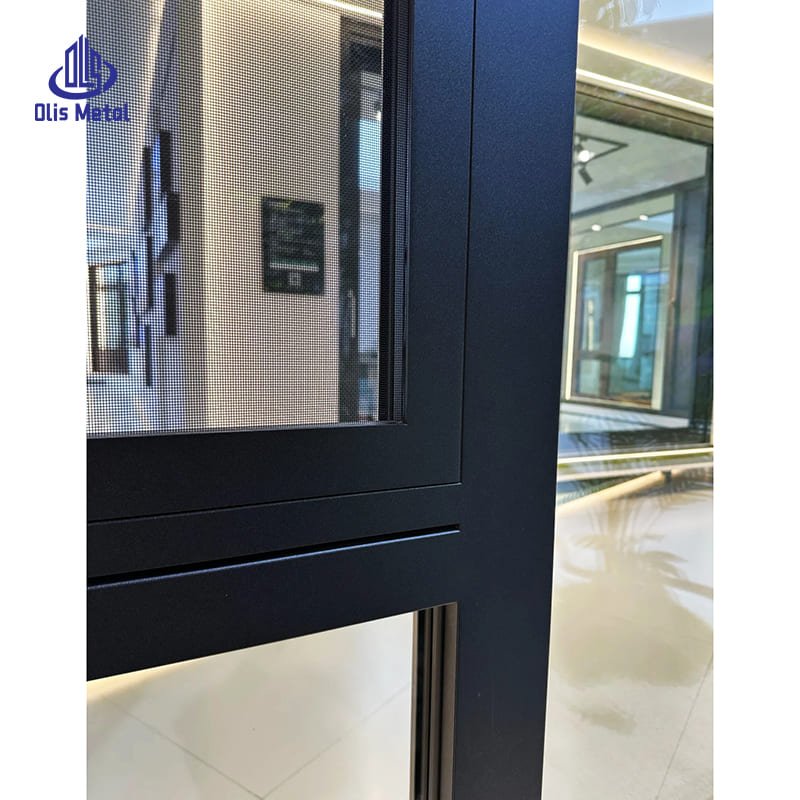 Aluminum-Clad Wood Double Glazing Casement Windows for Heavy-Duty Windproof & Weather Resistance - Image 7