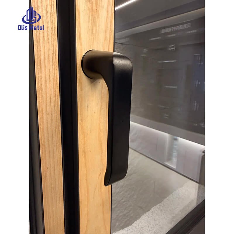Exceptional Faux Wood Aluminum hinged Casement Windows with Heavy-Duty German Hardware - Image 3