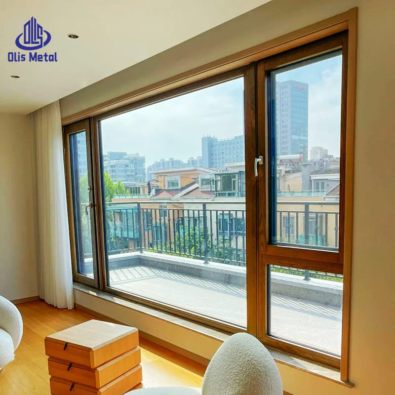 Aluminum-Clad Wood Casement Windows double-glazed glass Insulation for Unbeatable Energy Savings - Image 6