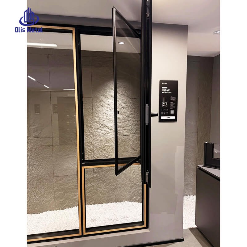 Exceptional Faux Wood Aluminum hinged Casement Windows with Heavy-Duty German Hardware - Image 2