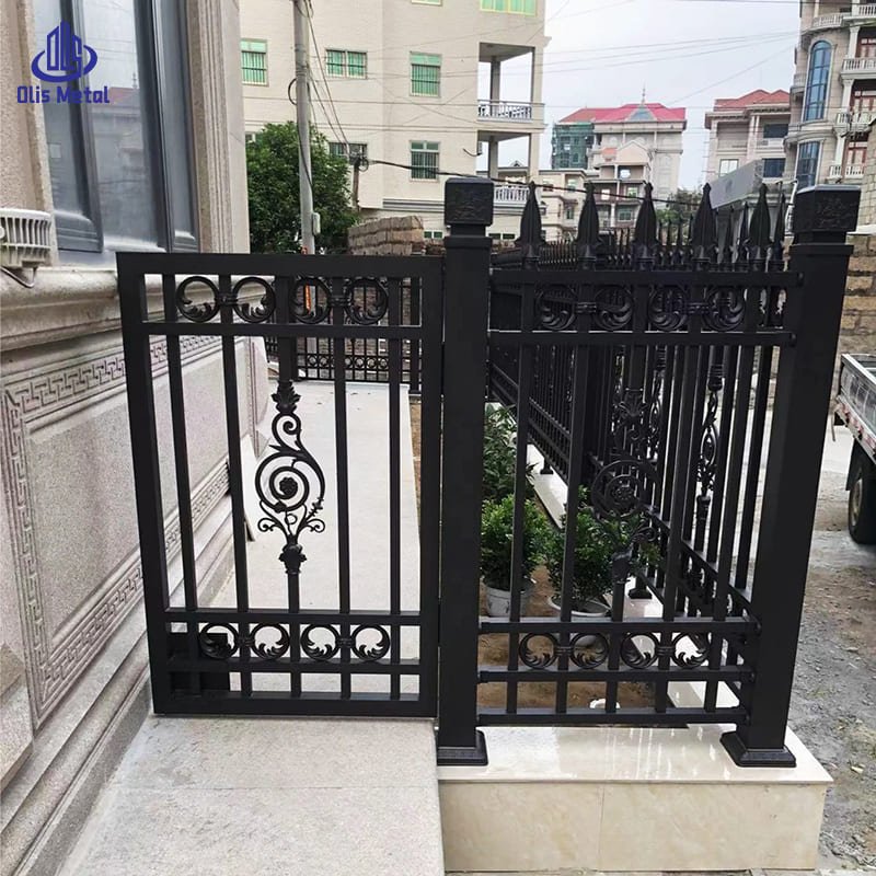 Black Aluminum Art Fence | Luxurious Exquisite Ornamental Garden Yard Fence - Image 2