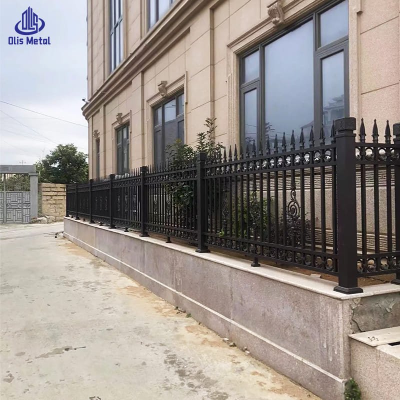 Black Aluminum Art Fence | Luxurious Exquisite Ornamental Garden Yard Fence - Image 4
