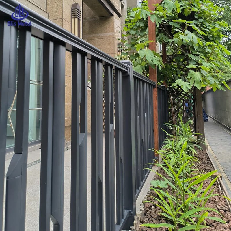 Aluminum Backyard Fence | Durable Modern Outdoor Black Fence for Residential Builders - Image 5