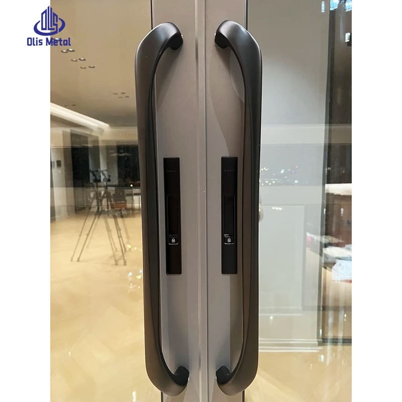 Heavy Duty Aluminum Double glass Sliding Doors | Ultra-Smooth Precision Track for Quiet Daily Operation - Image 5