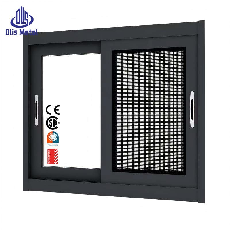 Precision-Engineered Dual Sash Sliding Window | Energy-Saving Aluminum Glass for Residential Renovations