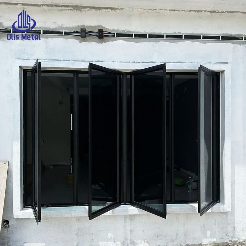 Multi-Sash Aluminum Casement Window | Premium Windproof Energy-Saving Double Glazing for Villa Facades