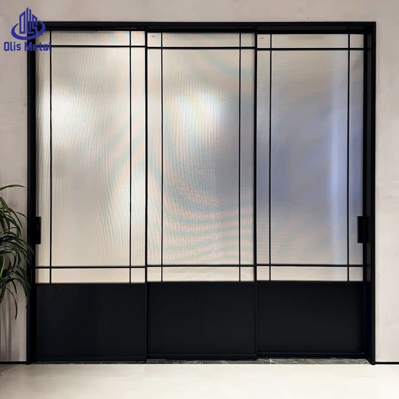 Narrow Frame Aluminum Interior Sliding Door | Premium Grid Partition System Direct From Professional Manufacturer