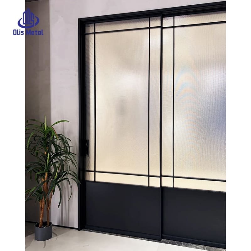 Narrow Frame Aluminum Interior Sliding Door | Premium Grid Partition System Direct From Professional Manufacturer - Image 6