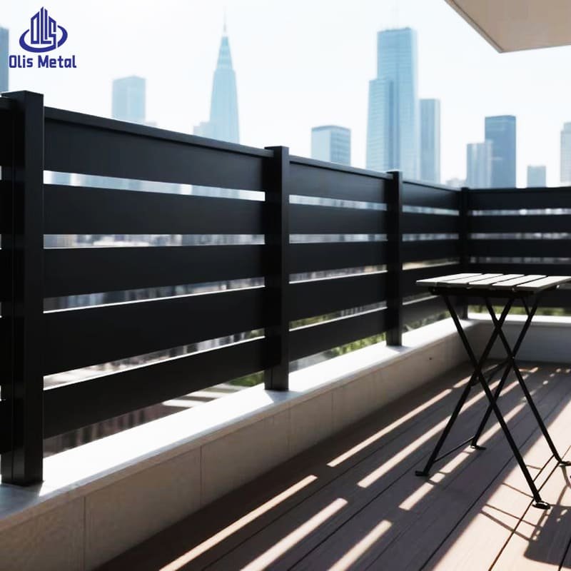 Aluminum Matte Black Garden Fence Panel | Elegant Rustproof Decorative Fencing for Villa Front Yard Landscapes - Image 2