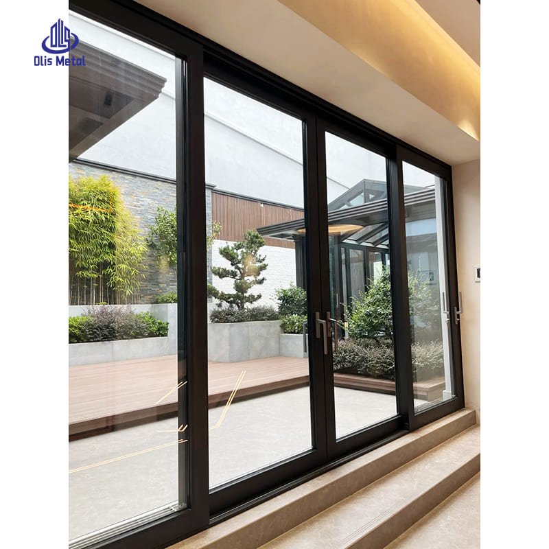 Modern Thermal Insulated Aluminum Patio Glass Sliding Door | Superior Sound-Dampening System for Residential Construction - Image 3