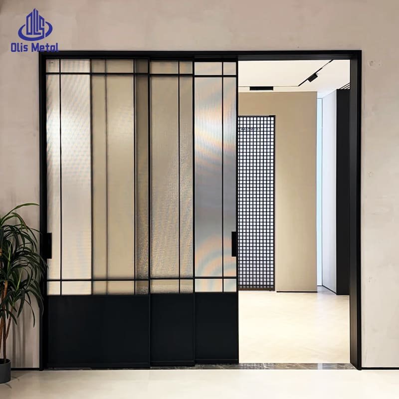 Narrow Frame Aluminum Interior Sliding Door | Premium Grid Partition System Direct From Professional Manufacturer - Image 5