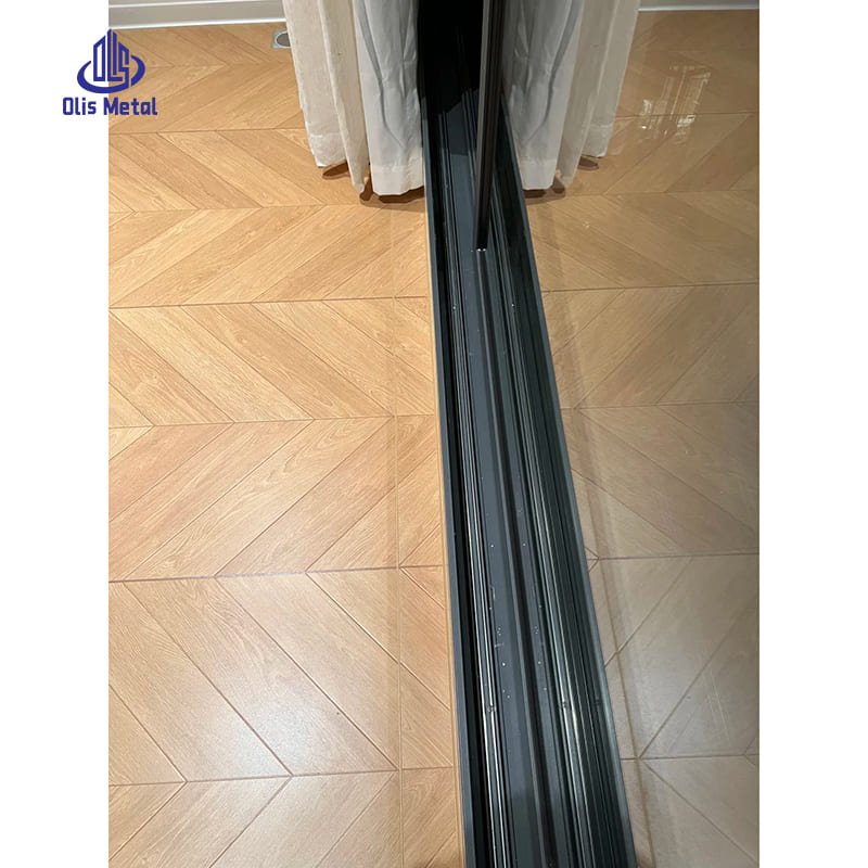 Heavy Duty Aluminum Double glass Sliding Doors | Ultra-Smooth Precision Track for Quiet Daily Operation - Image 3