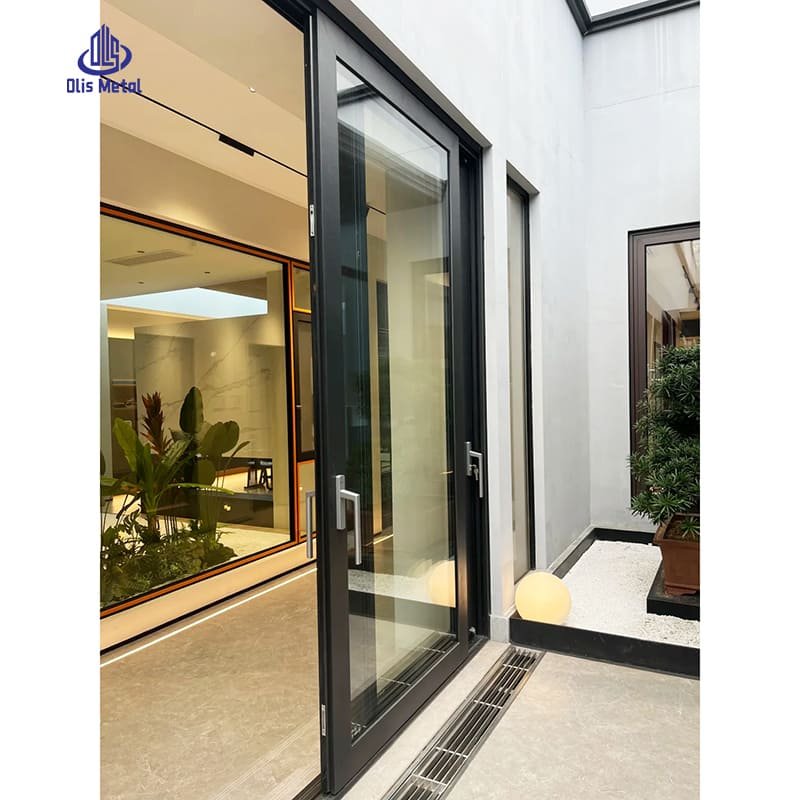 Modern Thermal Insulated Aluminum Patio Glass Sliding Door | Superior Sound-Dampening System for Residential Construction - Image 2