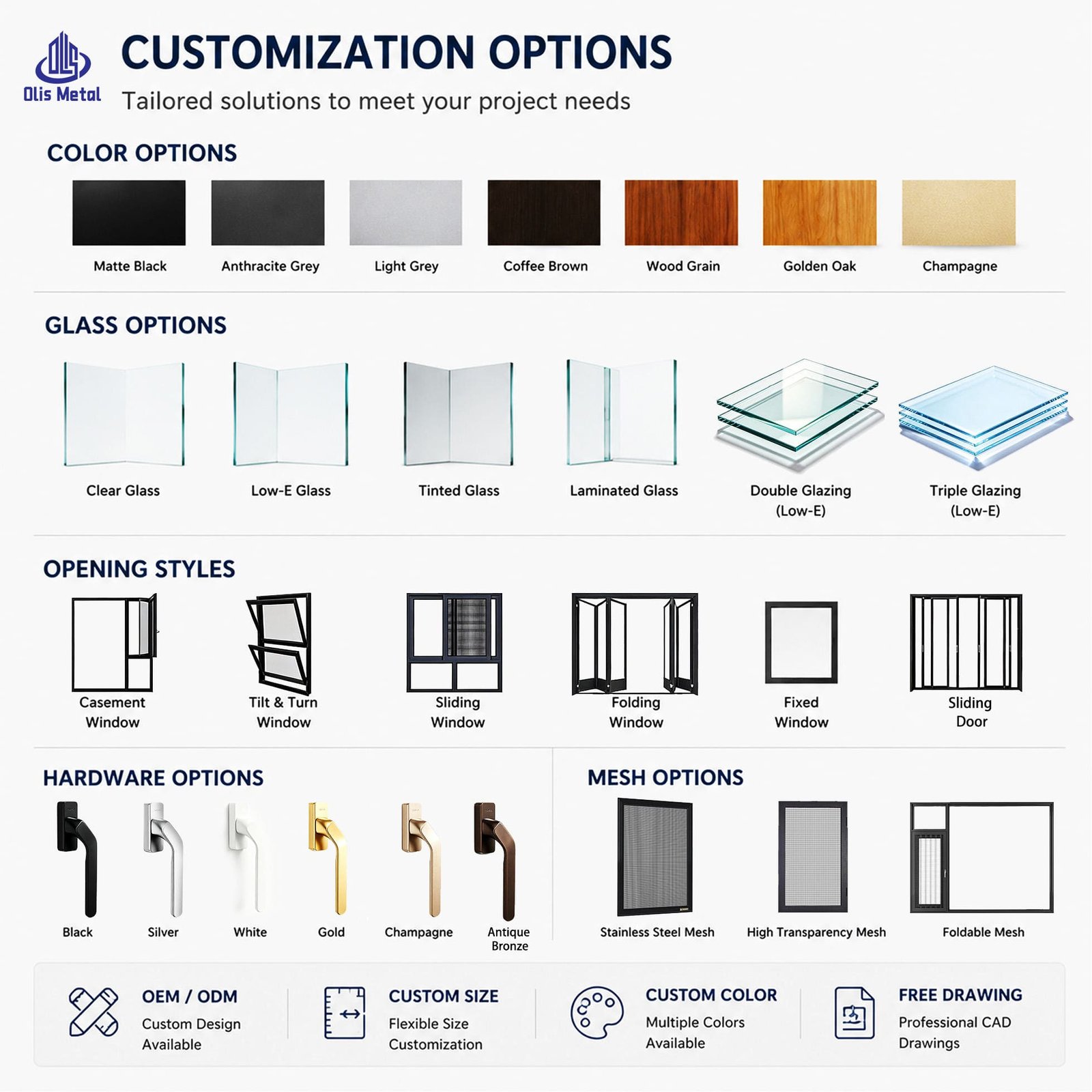 Superior Dual-Track Operation Aluminum Sliding Window, Soundproof Waterproof Design for Modern Apartments - Image 5