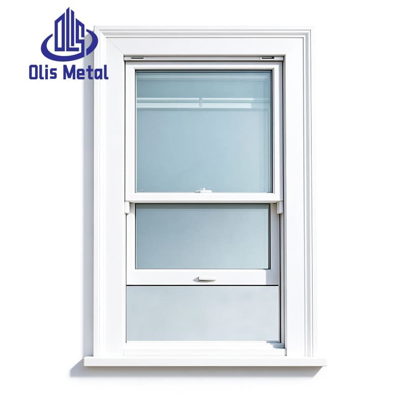 Superior UPVC Vertical Sash Window — Wind-Resistant Vinyl Frame windows, Smooth Gliding for Modern House Apartments