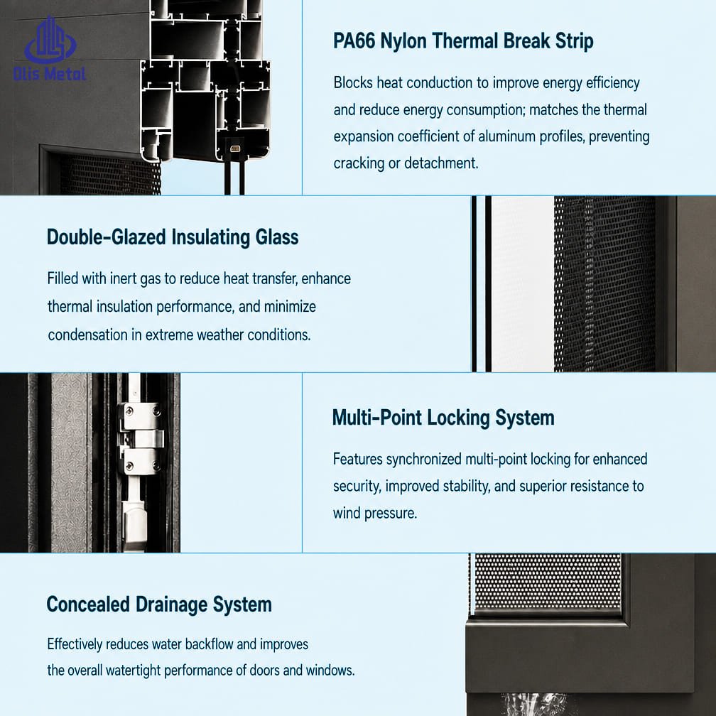 Aluminum Sliding Window | Superior Thermal Break Performance, 3 Weatherproof Advantages for Residential Home Projects - Image 4