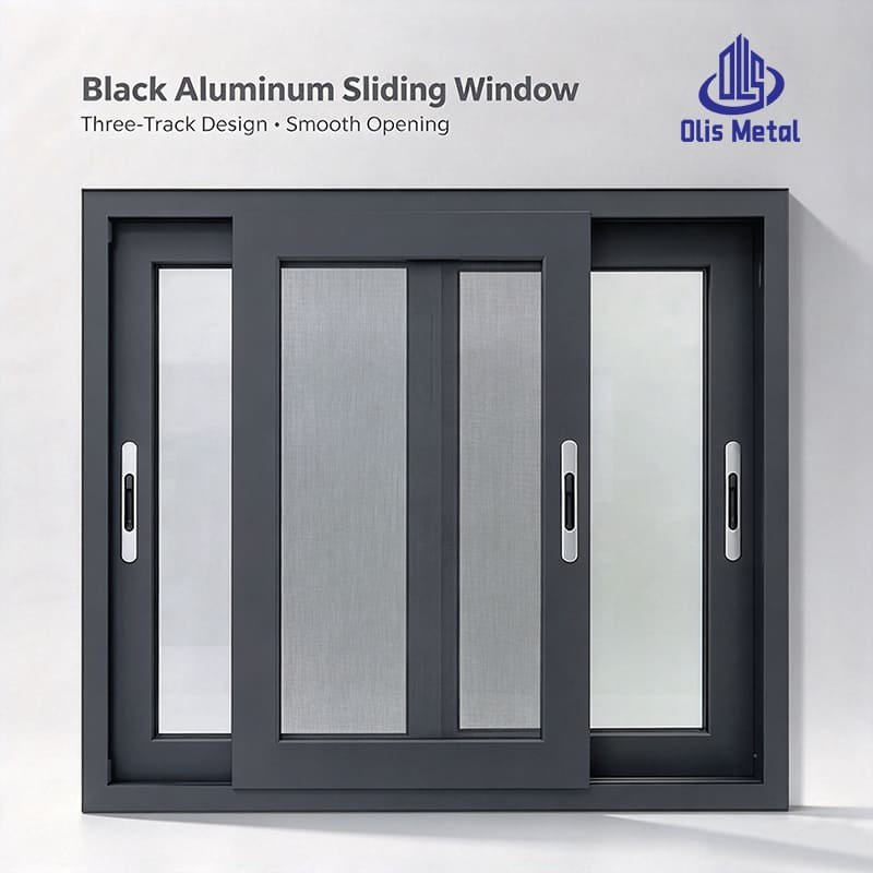 Smooth-Opening Aluminum Sliding Window for Modern Villa and Apartment Interiors Aluminium Glass Windows